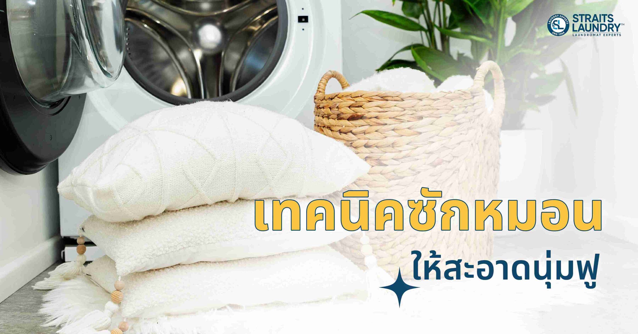 เทคนิคซักหมอนให้สะอาดนุ่มฟู